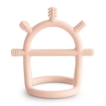 Mushie - No-Drop Sensory Teether, Blush Image 1