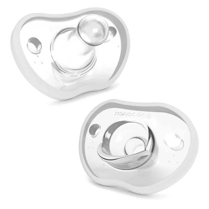 Nanobebe - Flexy Pacifier 2Pk, White Image 1