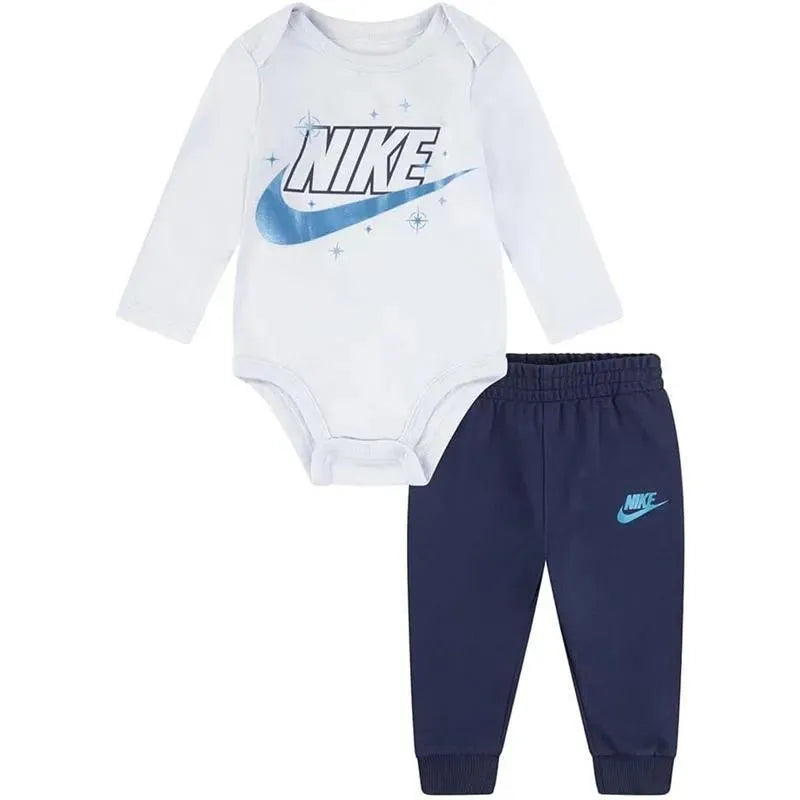 Nike Baby - 2Pk Boy Sportswear Icon Bodysuit & Pants, Blue Image 1