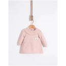 Nipperland - Baby Knitted Baby Girl Dress Pink Image 1