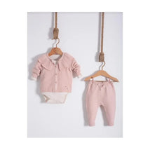 Nipperland - Baby Knitted Outfit Powder Pink  Image 1