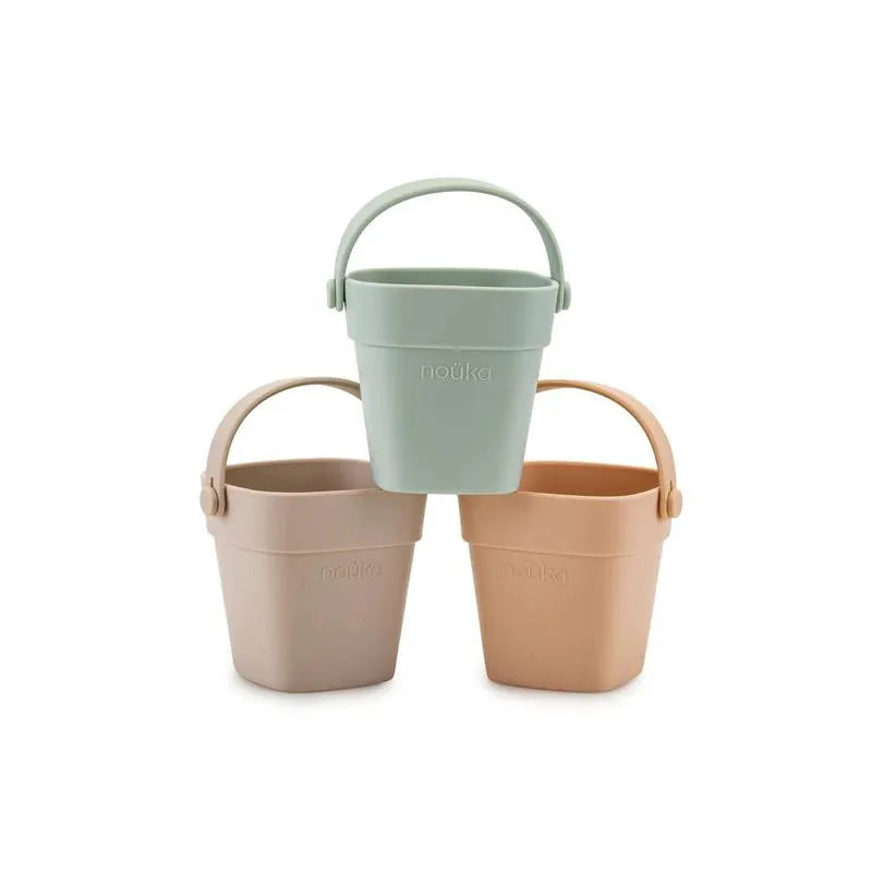 Nouka - Tiny Buckets Bath Toys, Sunset Image 2