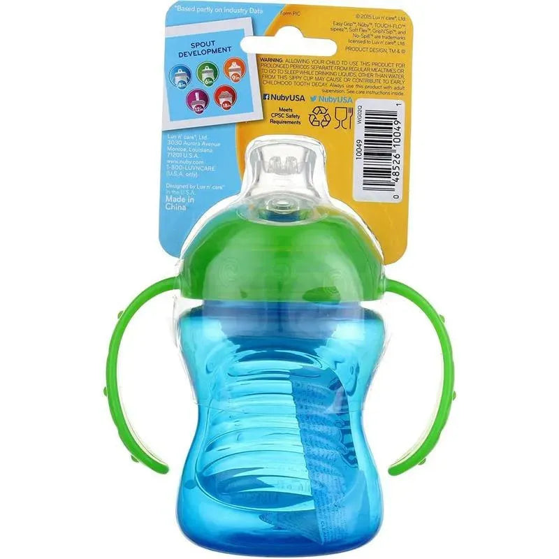 Nuby - 8Oz 2 Handle Super Spout Cup, Colors May Vary Image 4