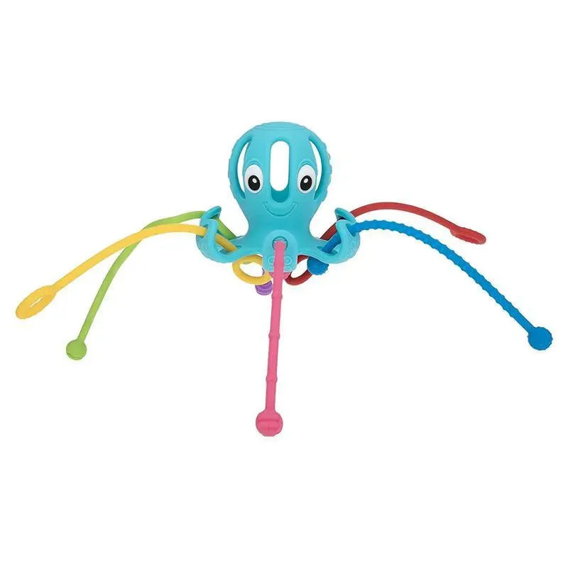 Nuby - Octopus 100% Silicone Pull String Interactive Toy Image 1