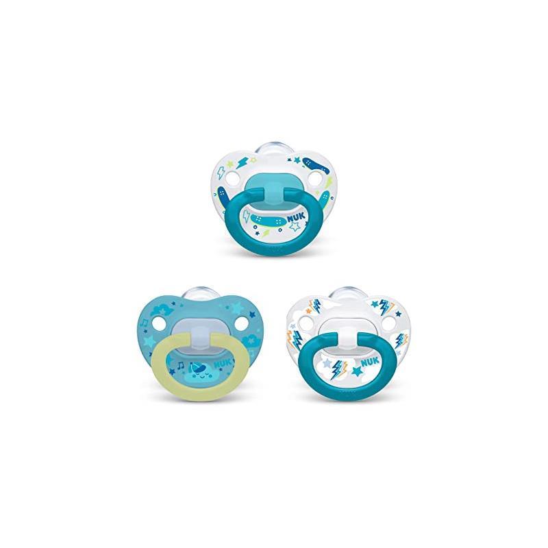 Nuk Pacifier Assorted Size 6-18 Months Value 3 Pack