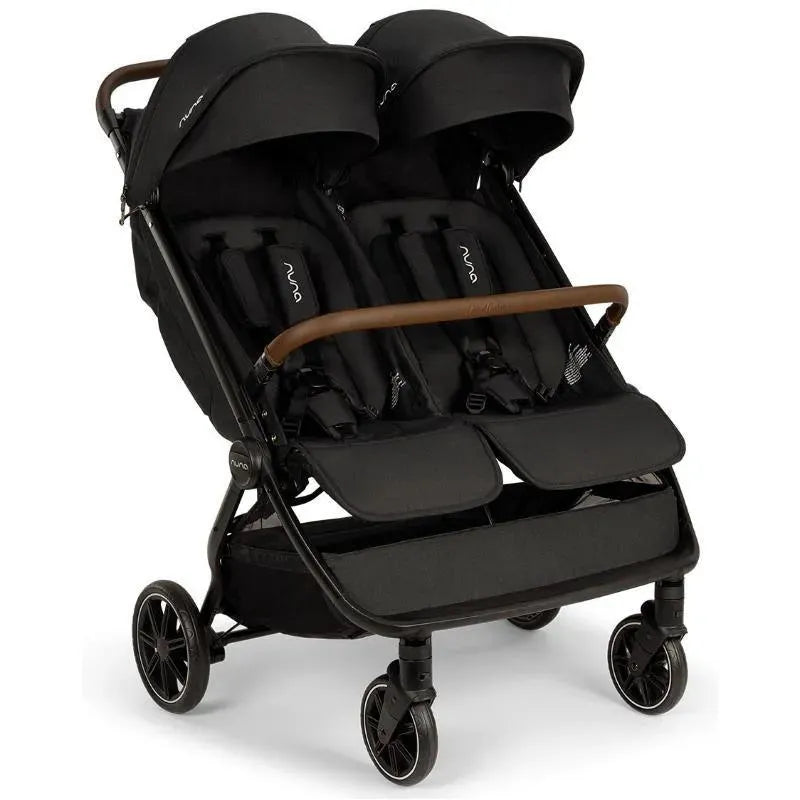 Nuna - Trvl Double Stroller, Caviar Image 1