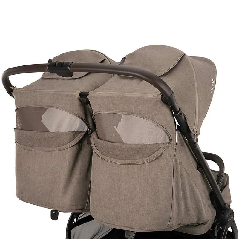 Nuna - Trvl Dubl Stroller | Side-By-Side Double, Cedar Image 5