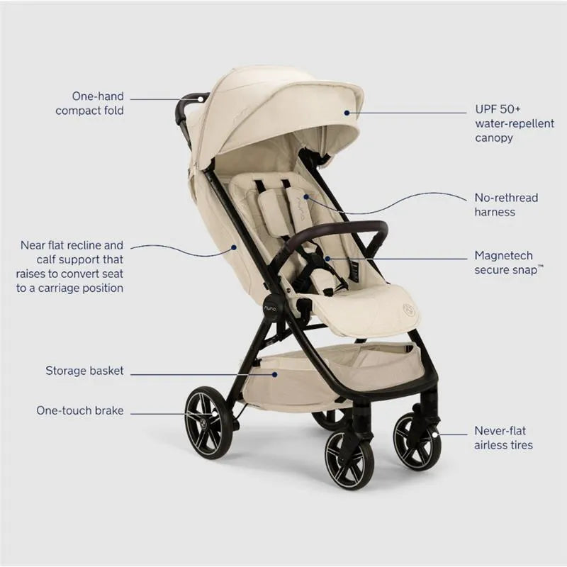 Nuna - TRVL LX Stroller BMW Special Edition, Mica Image 2