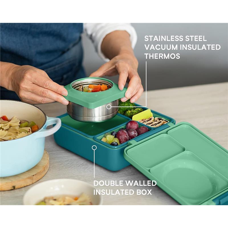 Pioneer Vacuum Insulated Lunch Box 2 Tier, Leak-Proof Food/Soup Flask with  Extra Wide Opening and 2 …See more Pioneer Vacuum Insulated Lunch Box 2