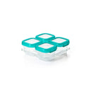 OXO Tot Baby Blocks Freezer Storage Containers 4 oz - Teal Image 6