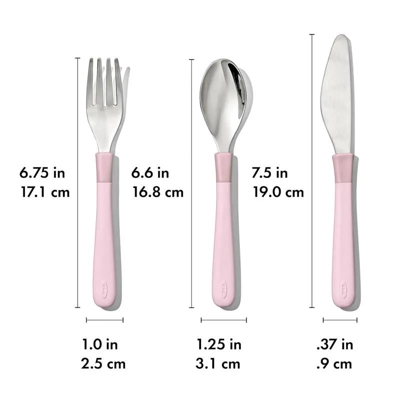 Oxo - Tot Cutlery For Big Kids, Blossom Image 2