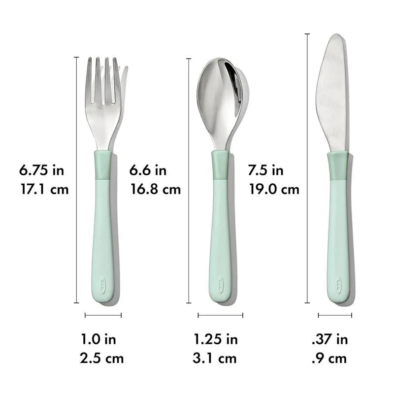 Oxo - Tot Cutlery For Big Kids, Opal Image 2