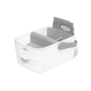 Oxo - Tot Diaper Caddy With Changing Mat, White/Gray Image 5