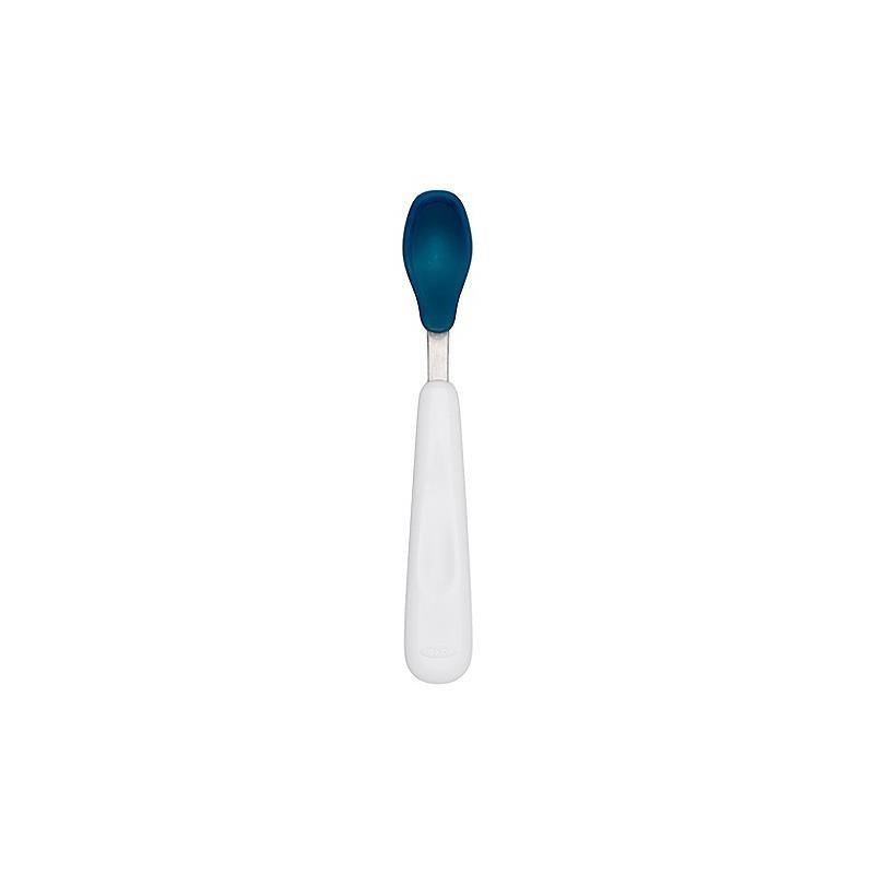 OXO Tot Feeding Spoon Set with Silicone - Navy