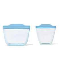 Oxo - Tot Silicone Reusable Bags - 2 Piece Cup And Snack Set, Dusk Image 1