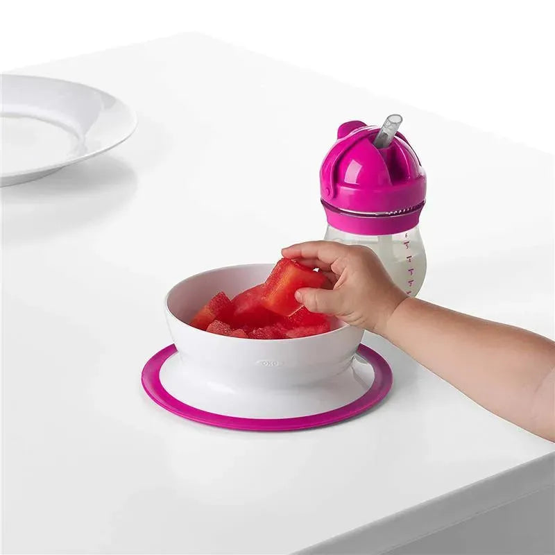 OXO Tot Silicone Bowl Pink New