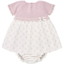 Paz Rodriguez - 2Pk Baby Set Dress & Diaper Cover, Magnolia Image 1