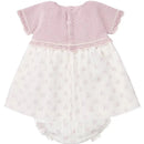 Paz Rodriguez - 2Pk Baby Set Dress & Diaper Cover, Magnolia Image 2