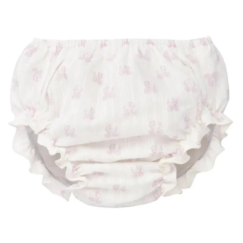 Paz Rodriguez - 2Pk Baby Set Dress & Diaper Cover, Magnolia Image 3