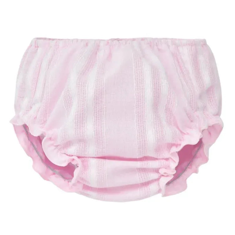 Paz Rodriguez - 2Pk Baby Set Dress With Diaper Cover, Chalk Pink/White Image 3