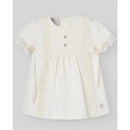 Paz Rodriguez - Baby Girl Dress & Bloomer Set, Cream Image 2