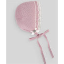 Paz Rodriguez - Baby Girl Knit Newborn Bonnet, Magnolia Image 1