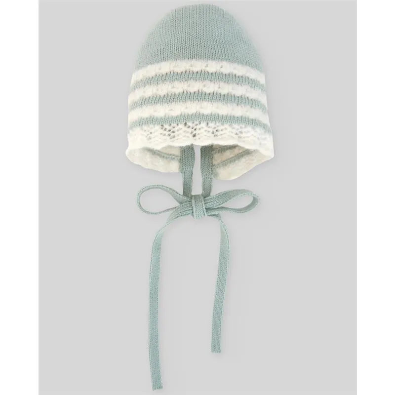 Paz Rodriguez - Baby Knit Newborn Bonnet Ruiseñor, Chalk Pink/Nacar Image 2