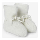 Paz Rodriguez - Baby Knit Newborn Booties Esencial, Cream Image 1