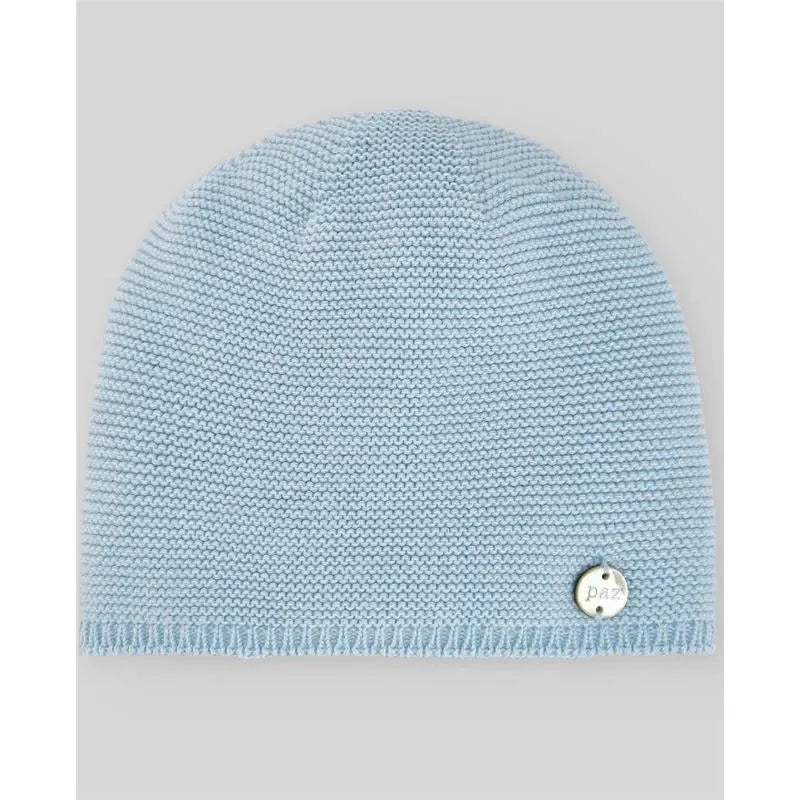 Paz Rodriguez - Baby Knit Newborn Hat, Sky Blue Image 1