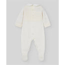 Paz Rodriguez - Baby Knit Newborn Romper, Cream/Beige Image 2