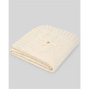 Paz Rodriguez - Baby Knit Newborn Shawl Blanket, Cream/Beige Image 1