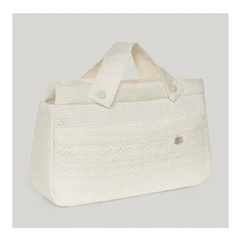 Paz Rodriguez - Woven Diaper Bag Dolina, Cream Image 1