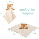 Pearhead Baby - Security Blanket, Snuggle Toy Stuffed Animal, Cotton Muslin Fox Lovey Image 3