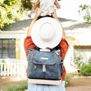 Petunia Pivot Backpack - Indigo/Blush Image 6