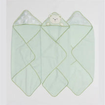 Piccolo Bambino - 3Pk Hooded Towel Green Image 1