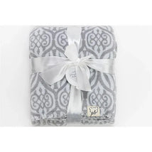 Piccolo Bambino Super Soft Stroller Baby Blankets,Grey Image 1