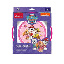 Playtex - Baby Mealtime Paw Patrol Plates for Girls, 2 Pack Image 1