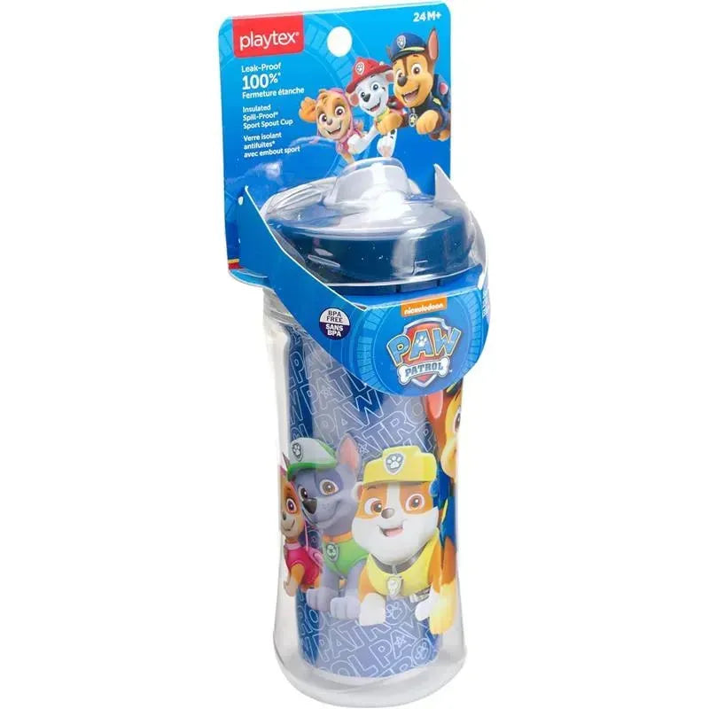 Playtex - Baby Sipsters Stage 4 PAW Patrol Spout Cups, Spill-Proof, Leak-Proof, Break-Proof, Blue, 12 Oz, 1 Count Image 5