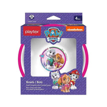 Playtex - Mealtime Paw Patrol Bowls for Girls, 3 Pack Image 1