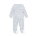 Polo Ralph Lauren Baby - Boy Cotton Interlock Coverall, Quartz Heather Image 2