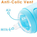 Popyum - 2Pk Anti-Colic Formula Making Baby Bottle 9Oz, Sky Blue Image 5