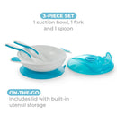 Primo Passi - Baby Suction Bowl Feeding Set, Blue Image 2