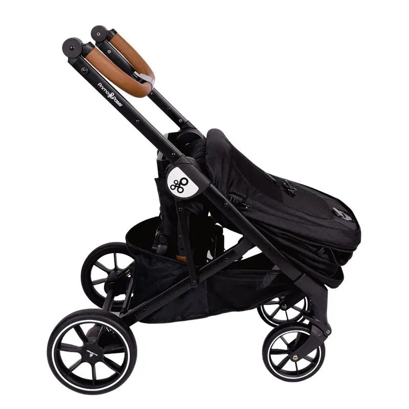 Primo Passi - Icon V2 Stroller, Newborn to Toddler with Reversible Seat & Compact Fold, All Black Image 10