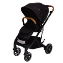 Primo Passi - Icon V2 Stroller, Newborn to Toddler with Reversible Seat & Compact Fold, All Black Image 3