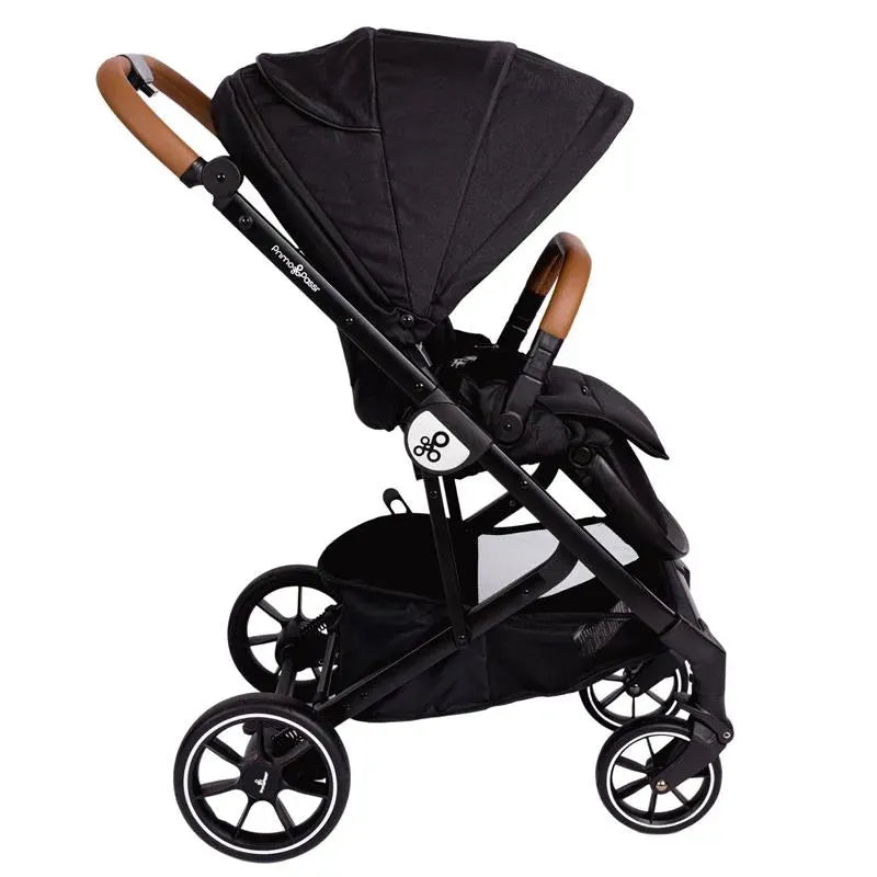 Primo Passi - Icon V2 Stroller, Newborn to Toddler with Reversible Seat & Compact Fold, All Black Image 5