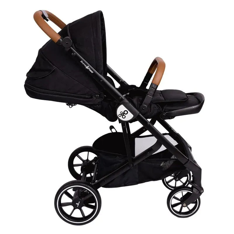 Primo Passi - Icon V2 Stroller, Newborn to Toddler with Reversible Seat & Compact Fold, All Black Image 6