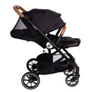 Primo Passi - Icon V2 Stroller, Newborn to Toddler with Reversible Seat & Compact Fold, All Black Image 7