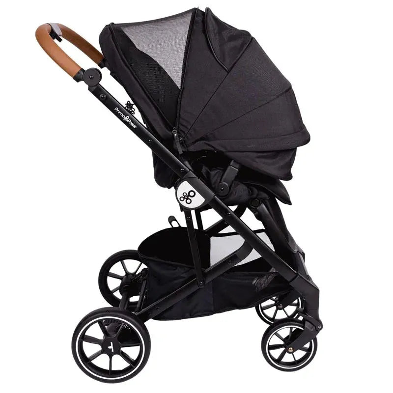 Primo Passi - Icon V2 Stroller, Newborn to Toddler with Reversible Seat & Compact Fold, All Black Image 8