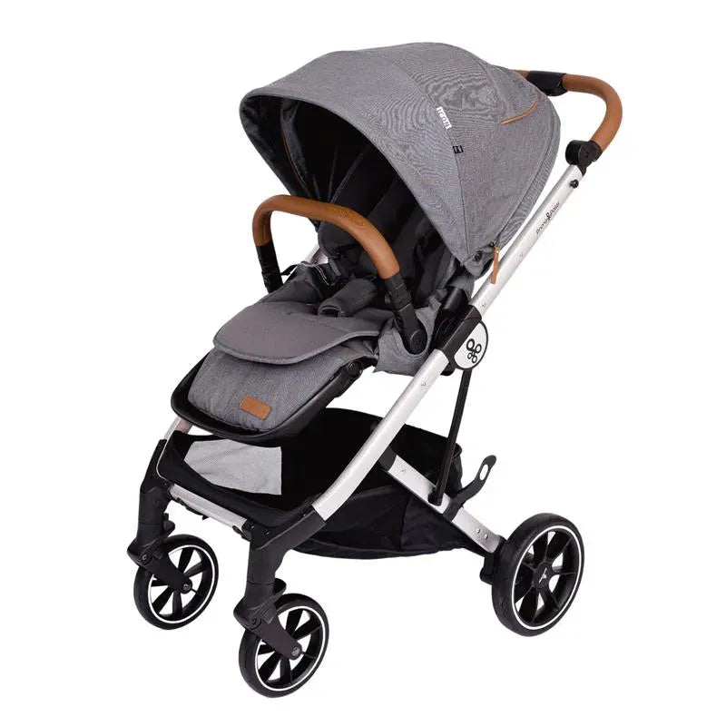 Primo Passi - Icon V2 Stroller, Newborn to Toddler with Reversible Seat & Compact Fold, Gray Melange Image 3