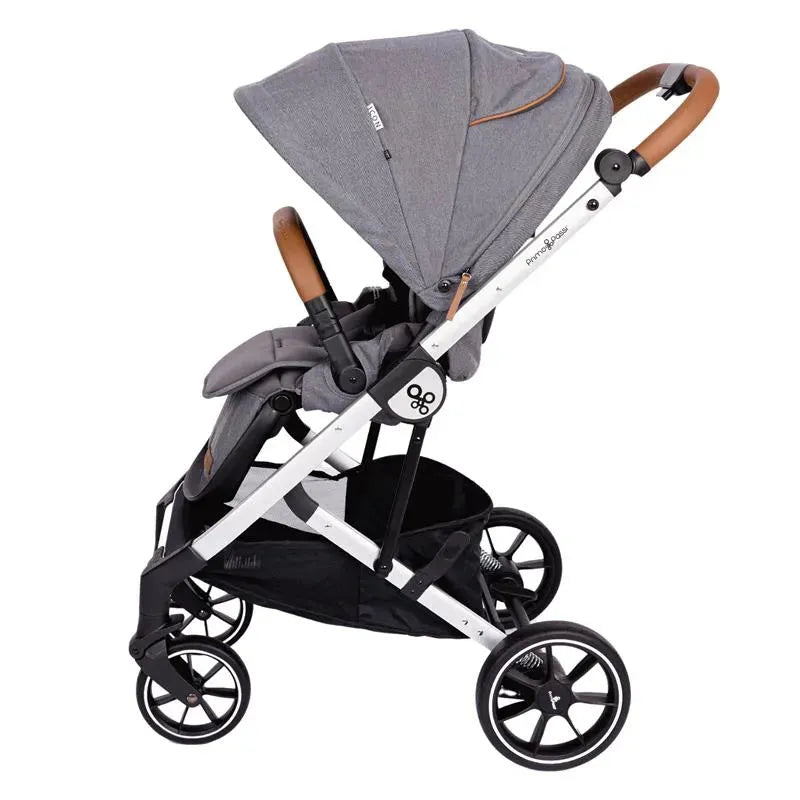 Primo Passi - Icon V2 Stroller, Newborn to Toddler with Reversible Seat & Compact Fold, Gray Melange Image 4